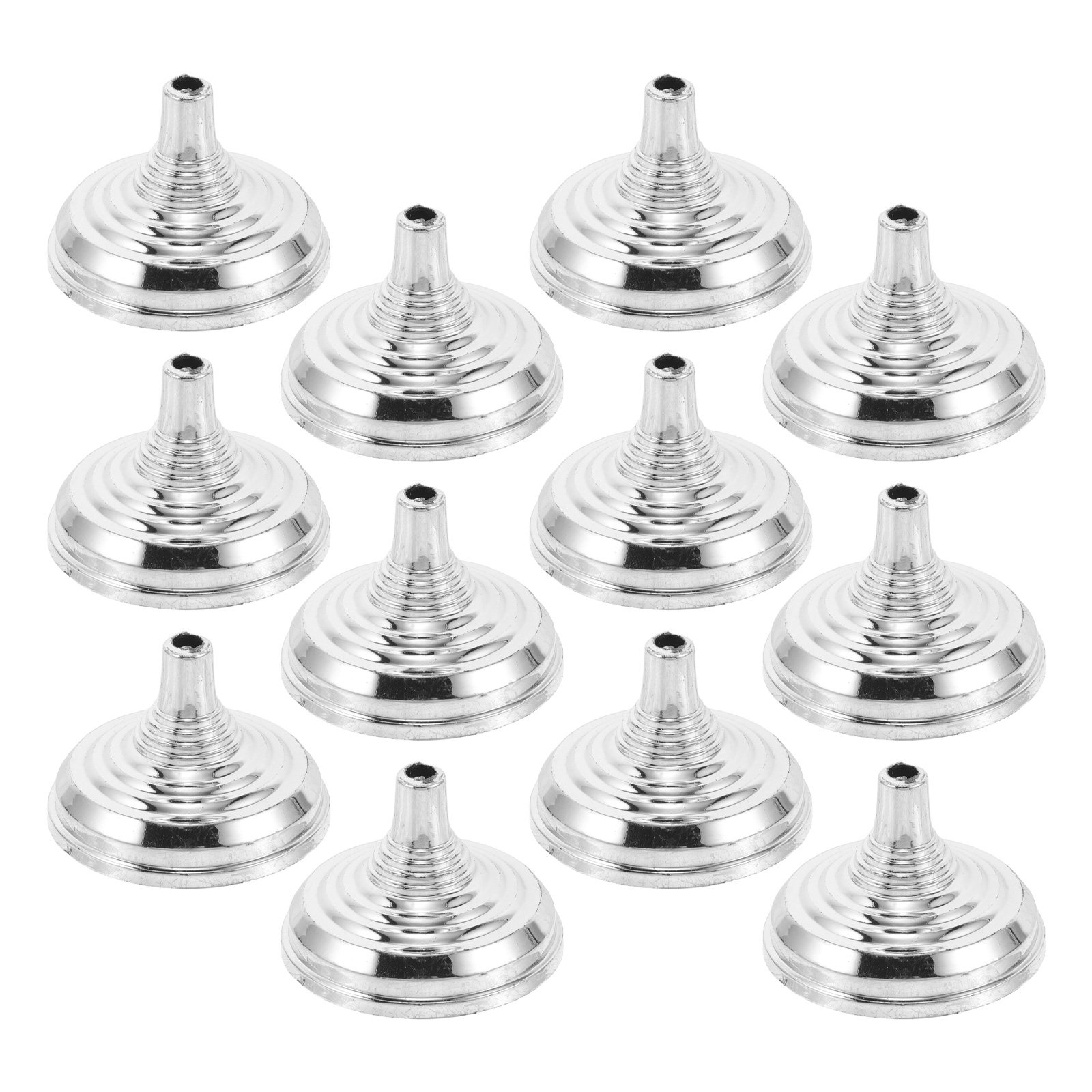 Office Furniture Design - 12Pcs Silver Mini Desk Flag Stand