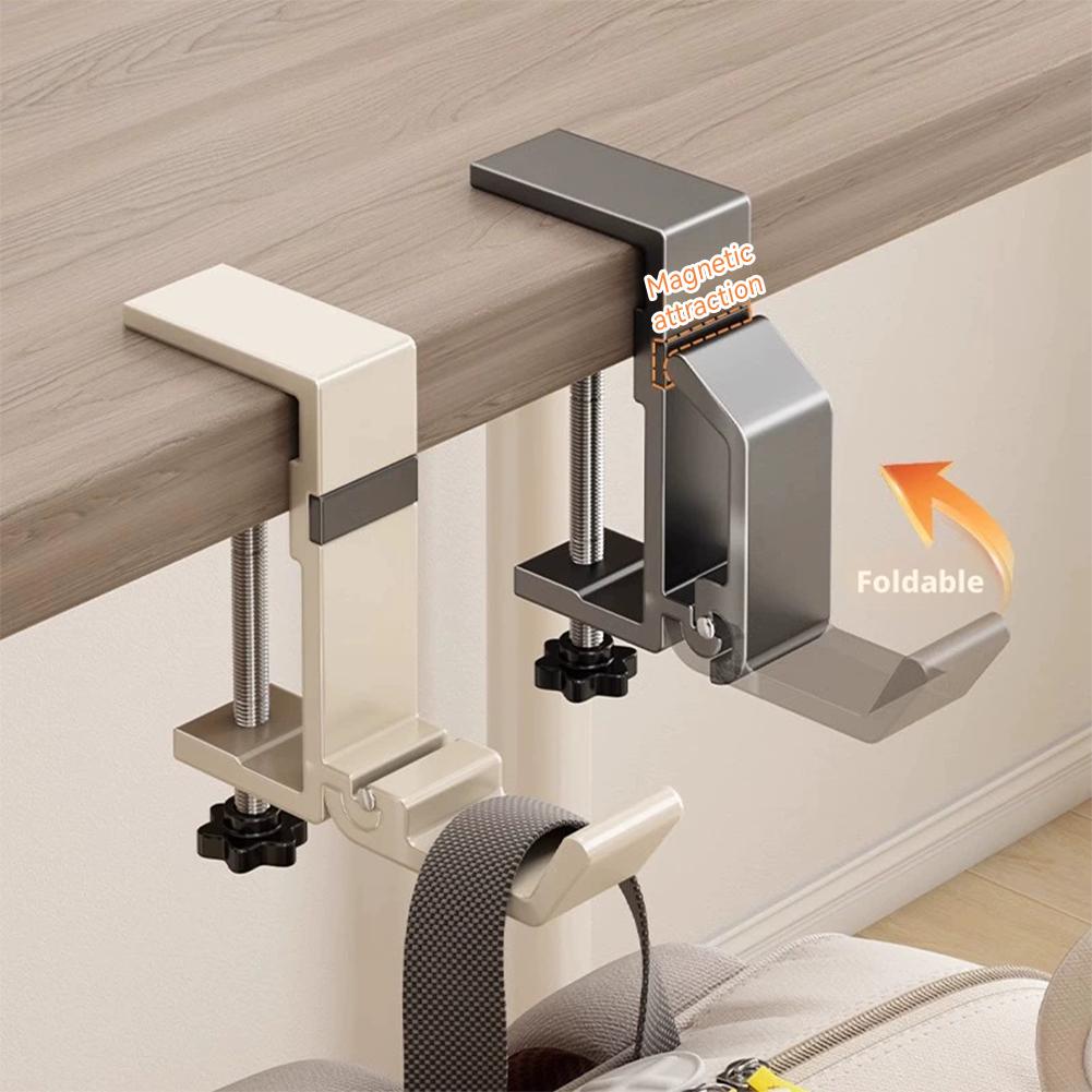 Office Furniture Brands - No Drill Foldable Desk Hook Clamp