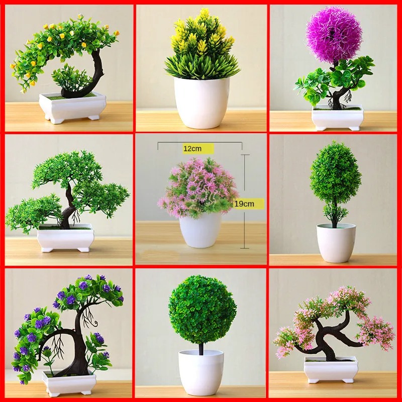 Office Furniture Brands - Artificial Small Tree Potted Plant Fake