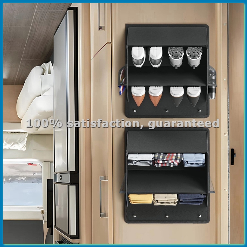 2 Pack RV Shoe Storage with St - огляд і ціна Wall Organizer Pocket