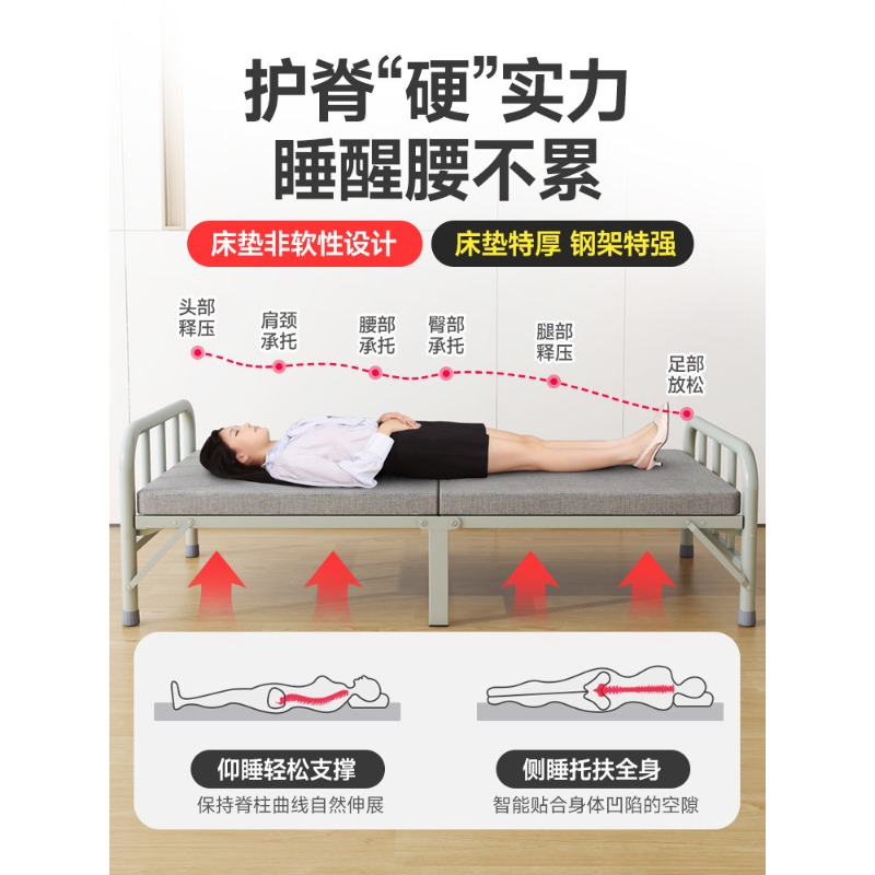 Folding bed household single s - огляд і ціна Office Furniture Rental