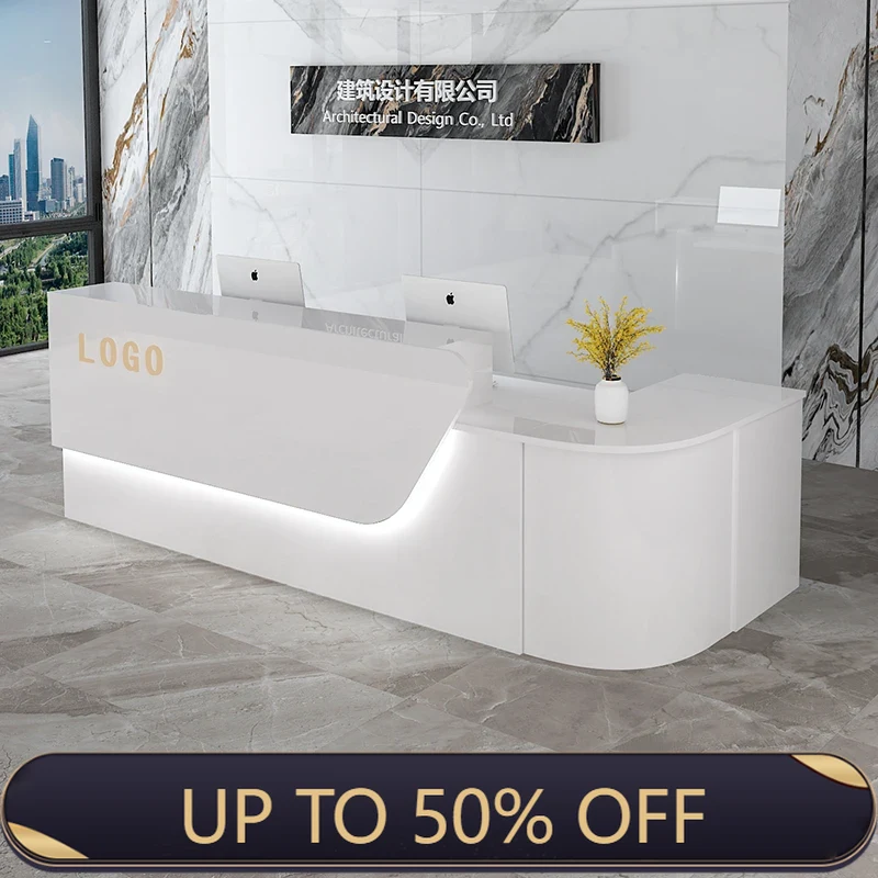 Storage Luxury Reception Desk  - огляд і ціна Office Furniture Usa