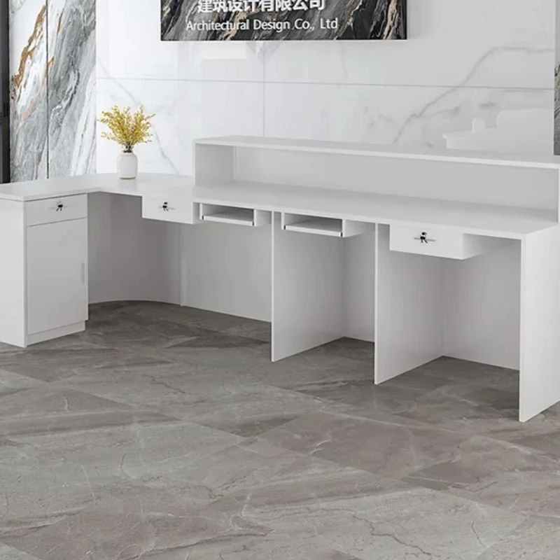 Storage Luxury Reception Desk  - огляд і ціна Office Furniture Usa