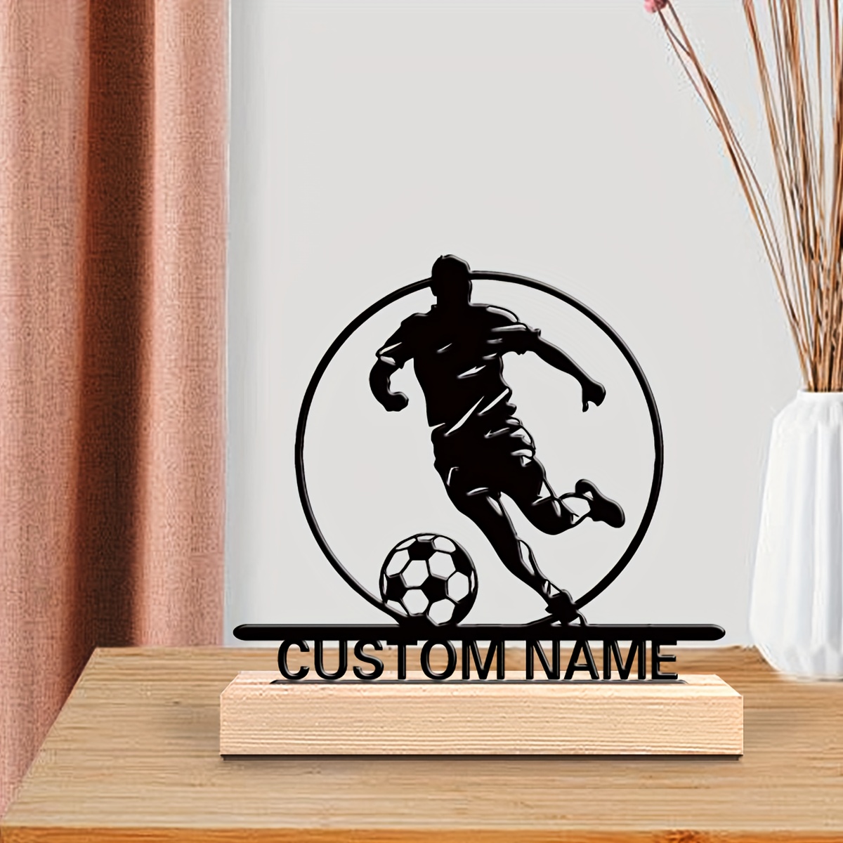 Custom Soccer Player Metal Sta - огляд і ціна Office Furniture Design