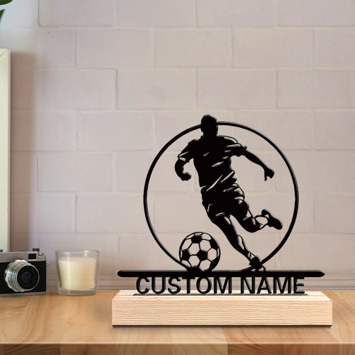 Custom Soccer Player Metal Sta - огляд і ціна Office Furniture Design