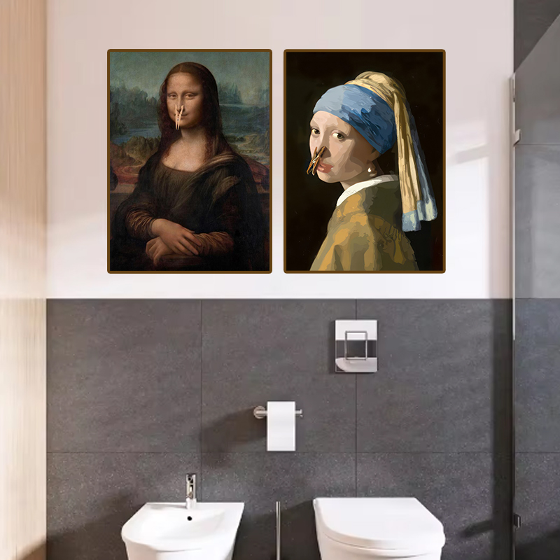 1pc Funny Abstract Bathroom To - огляд і ціна Office Furniture Design