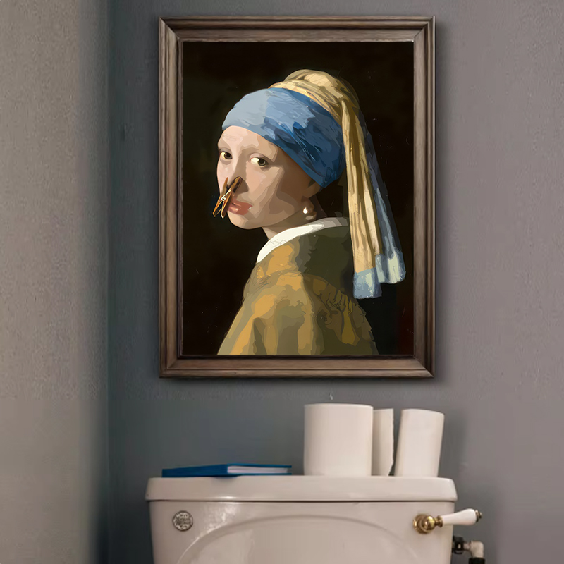 1pc Funny Abstract Bathroom To - огляд і ціна Office Furniture Design