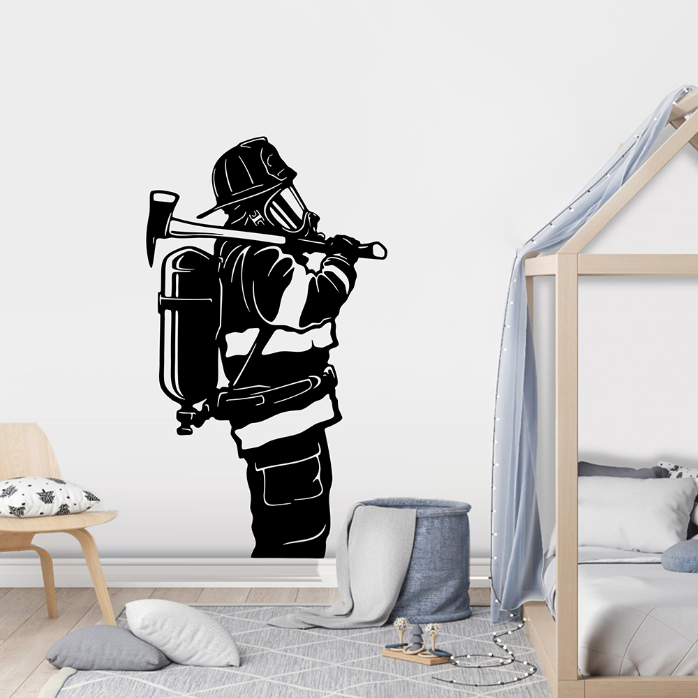 Large Firefighter Fireman Wall - огляд і ціна Office Furniture Usa