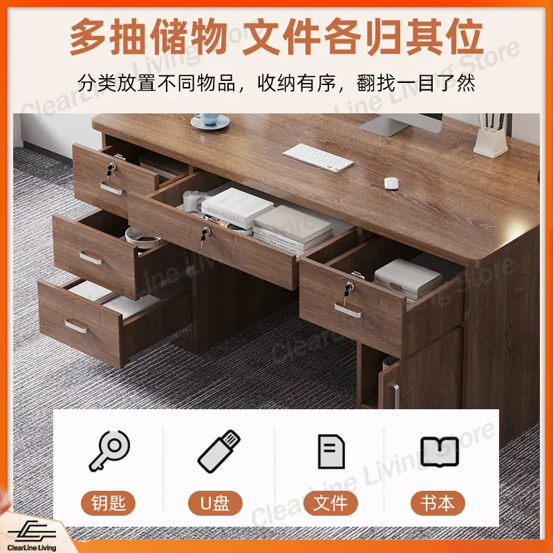 Solid Wood Desk Student Study  - огляд і ціна Office Furniture Rental