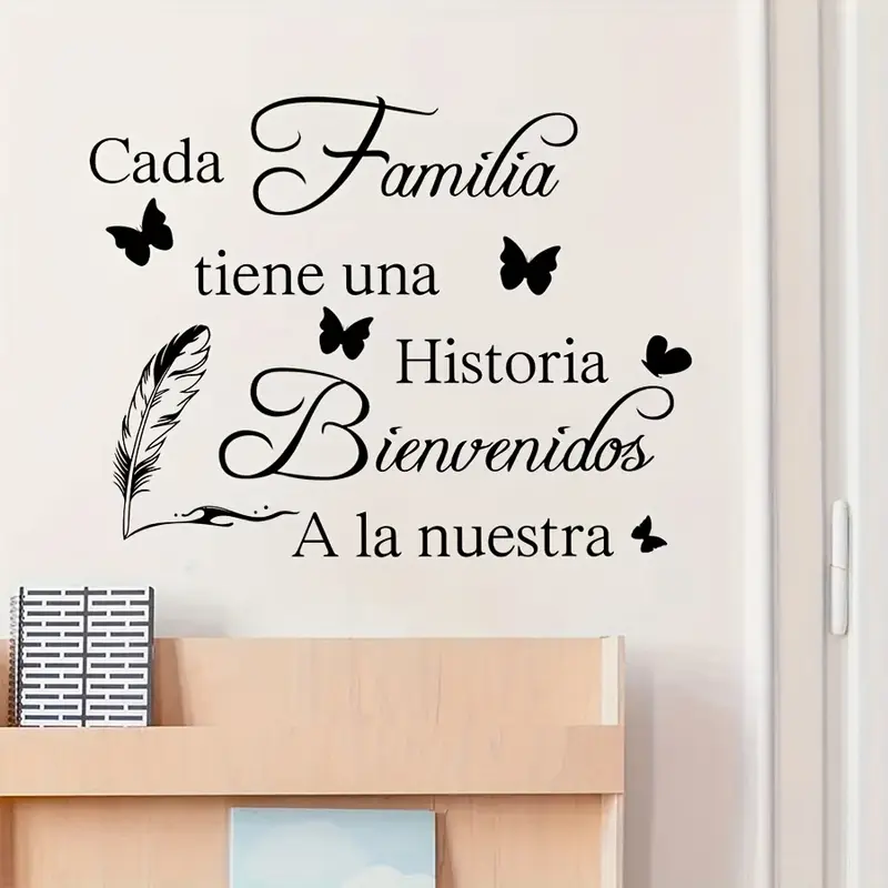 Spanish Family Quote Wall Stic - огляд і ціна Office Furniture Usa