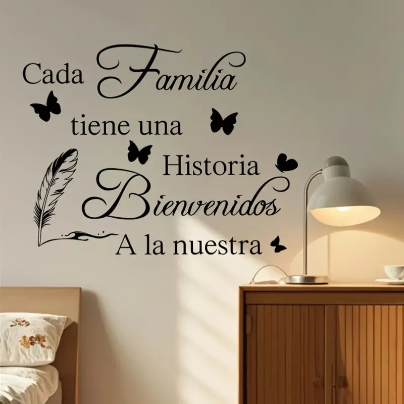 Spanish Family Quote Wall Stic - огляд і ціна Office Furniture Usa
