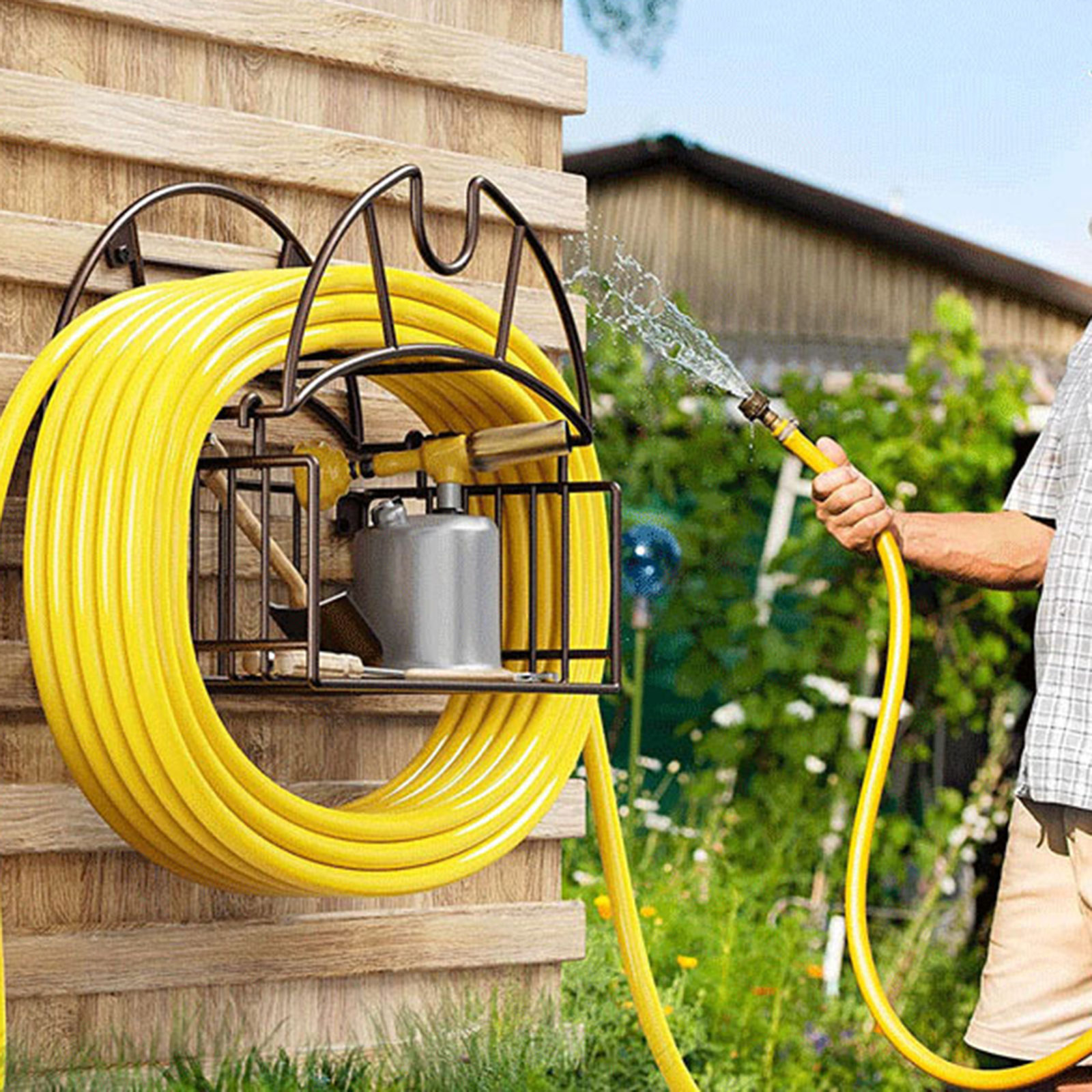 Wall Mount Garden Hose Holder  - огляд і ціна Wall Organizer Pocket